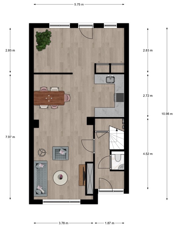 mediumsize floorplan